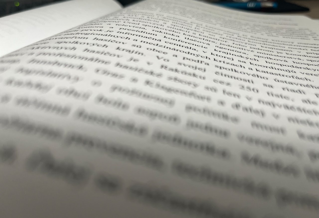 Ukážka kvality strán a finalizácie práce